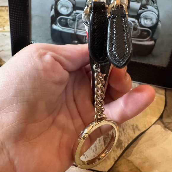 Kate Spade - Lucky Draw Coin Purse/Key Ring - 5 of Spades - EUC - Picture 5 of 6